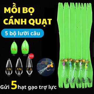 Mồi bọ cánh quạt câu cá mương suối, rô phi, chày,thiểu,ngão,lòng tong