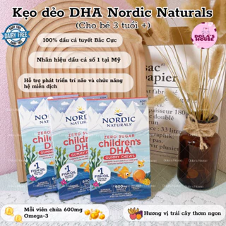 KẸO DẺO DHA OMEGA 3 NORDIC NATURALS