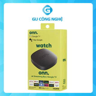 Thiết bị giải trí onn. Google TV 4K bản mới 2023, ra lệnh giọng nói tiếng Việt