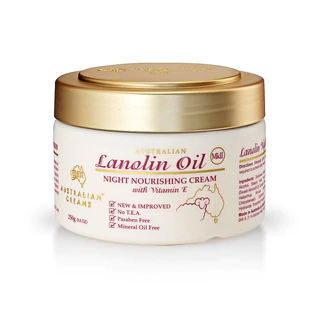 Kem dưỡng da ban Đêm trẻ hóa trắng sáng da - Lanolin Oil Australian Creams MKII 100g – 250g
