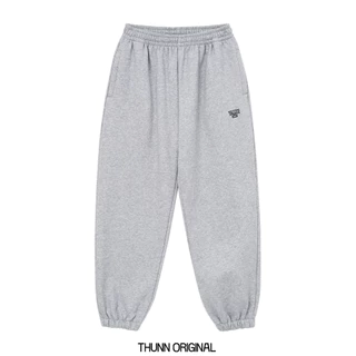 Quần Xám Nỉ Bông Cao Cấp - THUNN ORIGINAL Light Gray Sweatpants