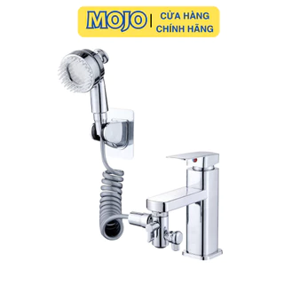 Bộ Chuyển Đổi Vòi Lavabo Thành Sen Tắm Tiện Dụng Kèm Vòi Sen Tăng Áp Và Dây Sen MOJO