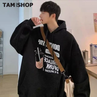 Áo Hoodie Donstop basic nam nữ unisex form rộng mặc cực đẹp, chất nỉ cotton cao cấp - TâmShop