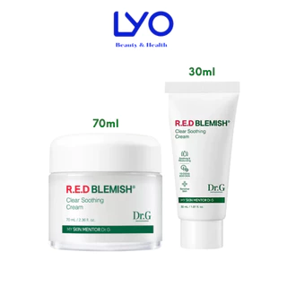 Kem Dưỡng Cho Da Dầu Mụn Dr.G Red Blemish Clear Soothing Cream Hàn Quốc 30ml & 70ml