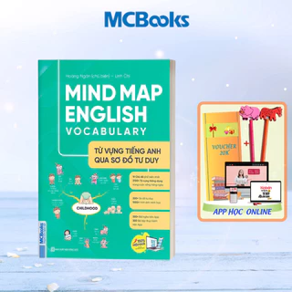 Sách - Mindmap English Vocabulary -Từ Vựng Tiếng Anh Qua Sơ Đồ Tư Duy- Học kèm App