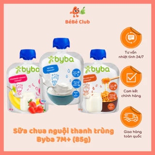 Sữa chua ng.uội thanh trùng Byba 7M+ (85g)