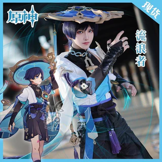 [ Order ] Cosplay Genshin Impact Wanderer Genshin set cosplay scaramouche cos scara costume scaramuche