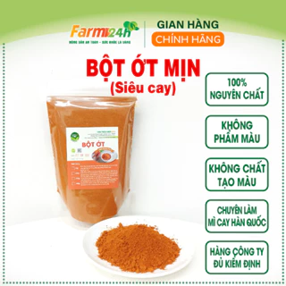 Ớt bột mịn siêu cay, chuyên nấu mì cay, làm kim chi, hàng công ty, cam kết không chất phụ gia [100 g - 500g] I Farm24h