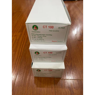 (Combo 10 cuộn) Giấy in nhiệt CT100