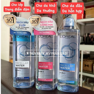 Nước Tẩy Trang L'Oreal Micellar Water 3-in-1