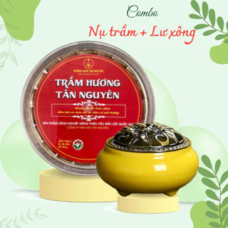 Combo nụ trầm hương và lư xông theo mệnh, nụ trầm hương, trầm hương nụ xông nhà tẩy uế trừ tà