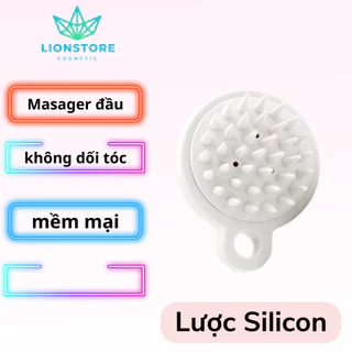 Lược gội đầu bằng silicon mát xa da đầu giảm rụng tóc