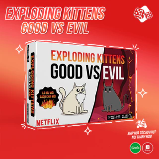 Mèo Việt: Good vs Evil Việt Hoá 55 thẻ bài cùng hướng dẫn Tiếng Việt top boardgame