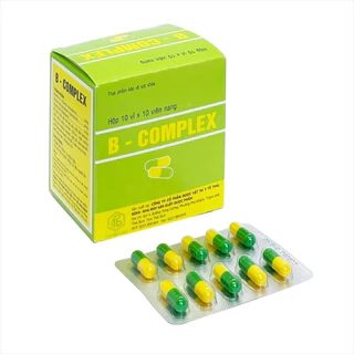 B-COMPLEX - Viên uống bổ sung vitamin nhóm B ,C (Hộp 10 vỉ x 10 viên)