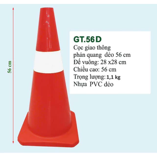 Cọc Tiêu Giao Thông Phản Quang - Dạ Quang Cao 56Cm