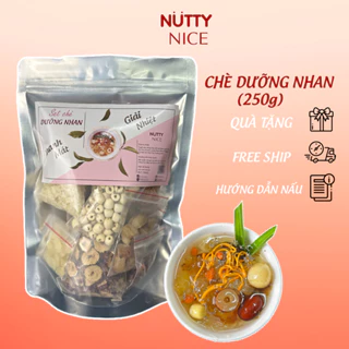 Set nguyên liệu nấu chè dưỡng nhan tuyết yến 13 vị 500gam 25 30 chén NUTTY NICE