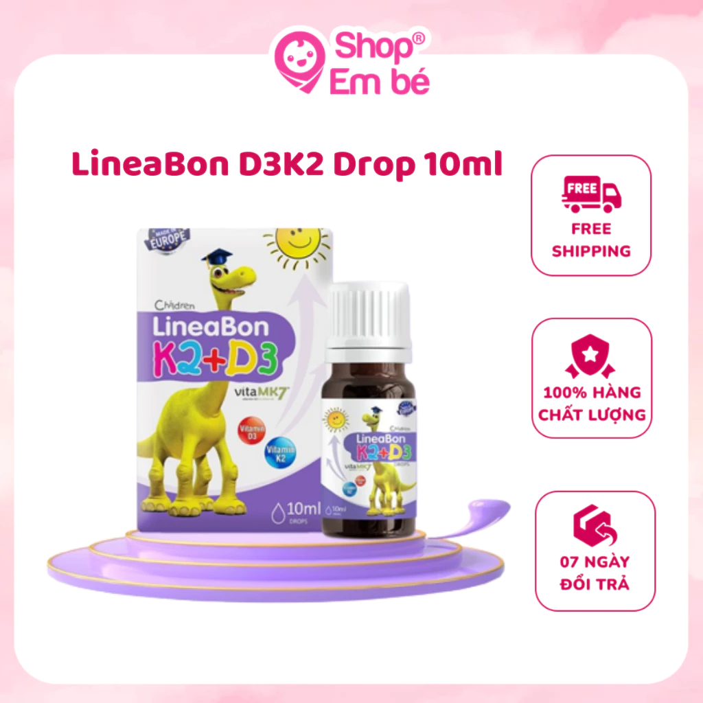 Vitamin D3 + K2 Lineabon Drops 10ml