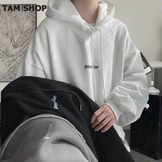 Áo khoác hoodie nỉ bông peace star phom rộng unisex dành cho nam nữ - TâmShop