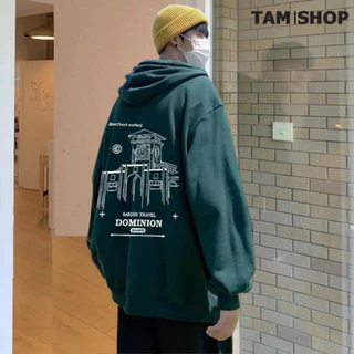 Áo hoodie form rộng tiết bến thành unisex, áo nỉ bông thời trang nam nữ oversize - TâmShop