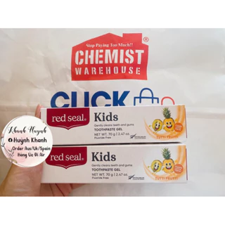 (Mẫu Mới) Kem đánh răng Red Seal Kids Toothpaste Úc dành cho trẻ em - Date 2026