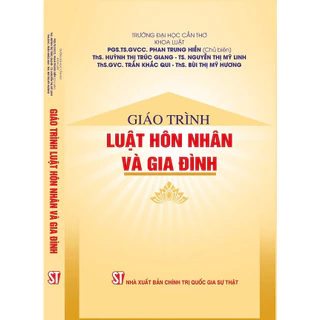 Sách - Giáo Trình Luật Hôn Nhân Và Gia Đình