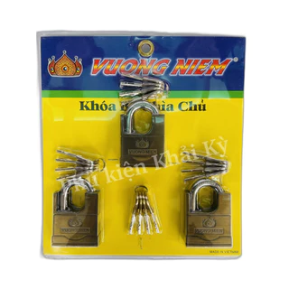 Bộ 3 Khóa Chìa Chủ Vương Niệm ( Chính Hãng )