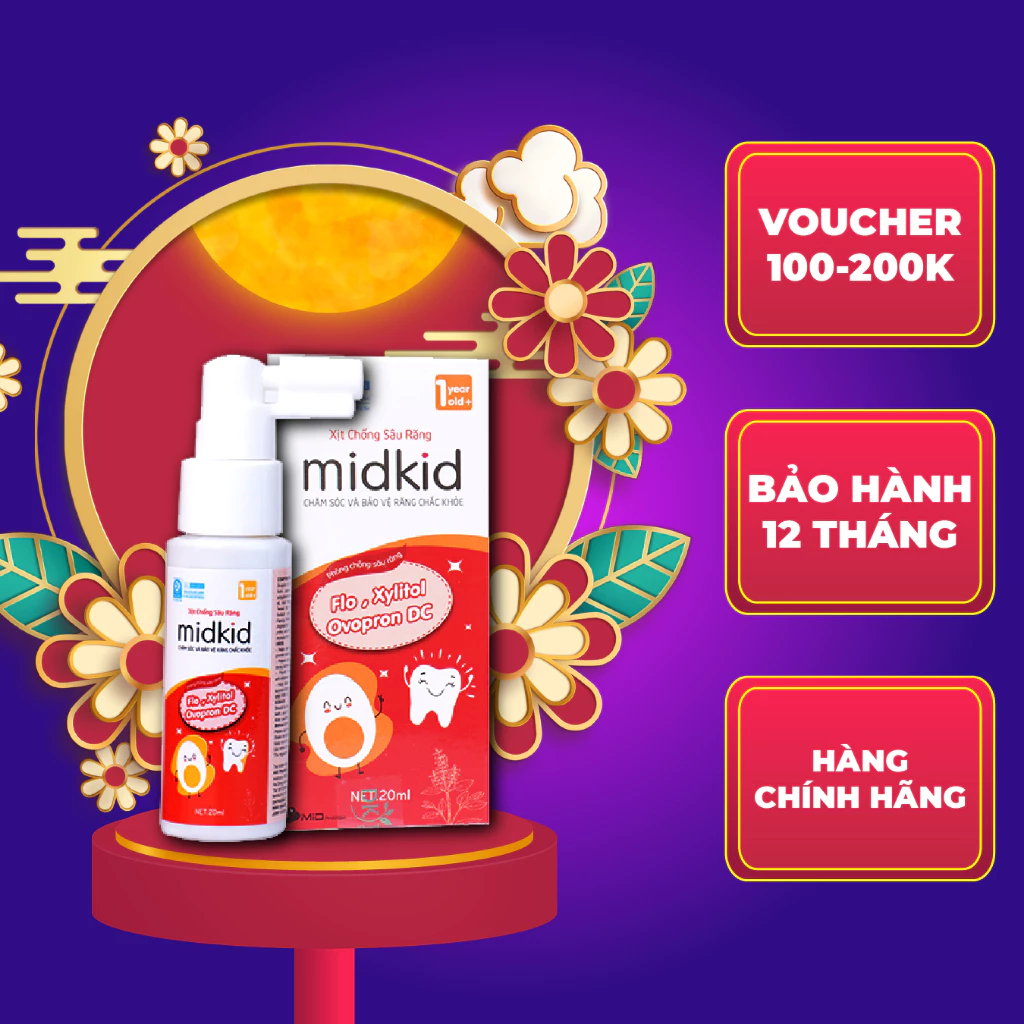 Xịt Chống Sâu Răng MIDKID