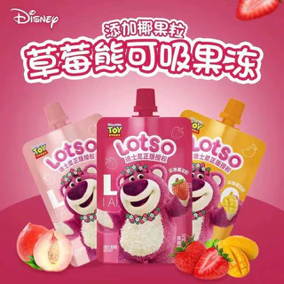 Nước Trái Cây Gấu Dâu Lotso 3 Vị Đào/ Dâu/ Xoài