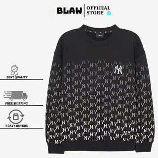 Áo Sweater NY Monogram nam nữ hot trend mới nhất Áo nỉ MLB thu đông nam nữ cao cấp