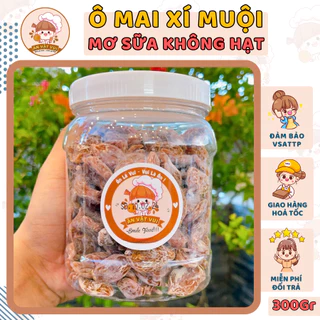 300g Ô mai xí muội mơ sữa không hạt Ăn Vặt Vui