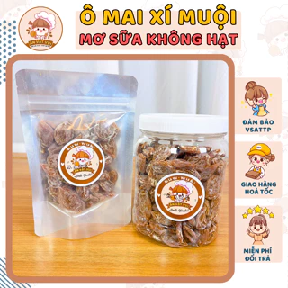 Ô mai xí muội mơ sữa không hạt chua ngọt 100g/200g/300g Ăn Vặt Vui