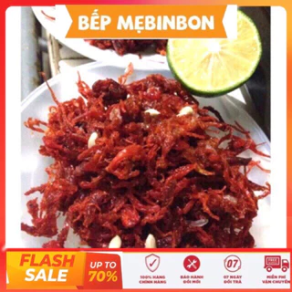 Khô Heo nhà làm hộp 500gr ( Thơm ngon – đậm vị ) đồ ăn vặt từ BẾP MẸ BINBON