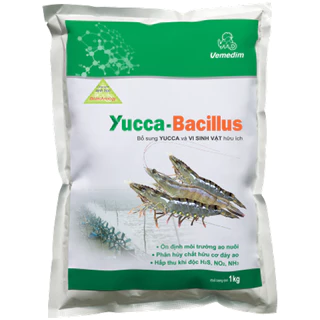 YUCCA BACILLUS TÔM (1KG) -Phân hủy chất hữu cơ đáy ao, ổn định môi trường ao nuôi_Hàng Chính Hãng