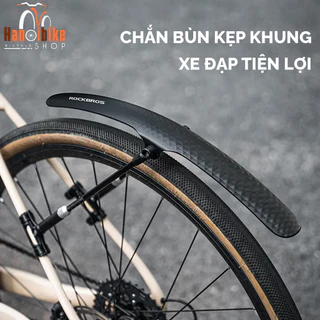 Chắn bùn tiện lợi kẹp khung RockBros sử dụng cho xe đạp Road, Touring, Fixed Gear