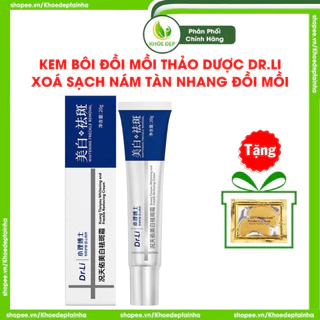 Kem bôi đồi mồi thảo dược Dr.Li - Kem bôi nám, tàn nhang, đồi mồi, dùng được cho tay và mặt Dr.Li, dưỡng da trắng sáng