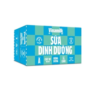 Thùng 48 bịch sữa dinh dưỡng Vinamilk không đường - 220ml x 48 bịch " Giá bán đã trừ khuyến mãi"