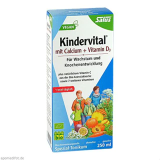 Canxi hữu cơ Kindervital Calcium+VitaminD3 250ml