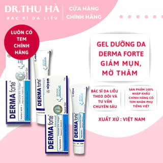 Derma Forte Gel 15g Giảm Mụn Trứng Cá, Ngừa Thâm, Mờ Sẹo, Dưỡng Da - Dr. Thu Hà