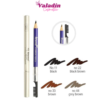 Cây chì kẻ mày AROMA Deluxe Eyebrow Pencil & Brush #11,#22,#33,#44 bút kẻ chân mày