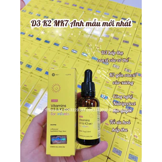 Nutrivitality Vitamin D3&K2 MK7