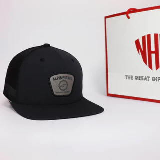 Nón Snapback NHS  Alpine Đen Huyền Bí New 2024 Alpine_Black.