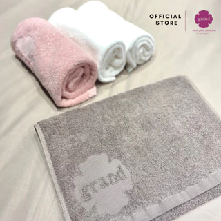 Khăn Tắm, khăn mặt 3 màu 100% Cotton by Grand, mềm mịn , thấm hút ,không phai màu