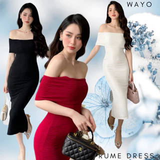 [Rume Dress] Đầm WAYO thiết kế body trễ vai dự tiệc sang trọng