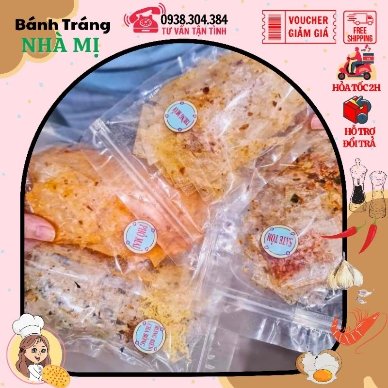 Bánh tráng trộn sẵn home-made thấm vị NGON NHƯ NHÀ LÀM