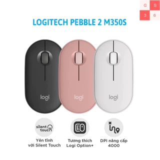 Chuột Bluetooth Logitech Pebble Mouse 2 M350s (Logitech M350s) - Hàng chính hãng