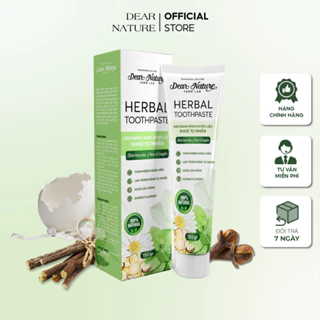 Kem đánh răng dược liệu 150gram Dear Nature khoẻ tự nhiên