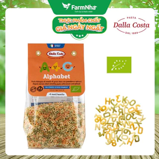 Nui Rau Củ Hữu Cơ Cho Bé Hình Chữ 200g Organic Baby Pasta Alphabet (từ 08 tháng tuổi)