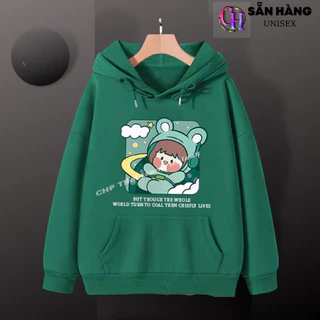 Áo hoodie nam nữ unisex form rộng nỉ ngoại ,bặn nhà đi chơi ulzzang hàn quốc dày mịn chống NASA - CHP