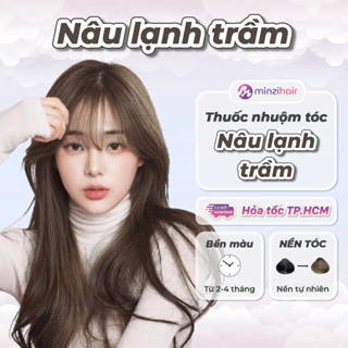 Thuốc nhuộm tóc Màu Nâu Lạnh Trầm - Lên từ nền tự nhiên - Minzihair, Minzihair HCM