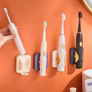 Giá Đỡ bàn chải đánh răng điện tự dính treo tường phòng tắm tiết kiệm không gian, có thể điều chỉnh kích cỡ